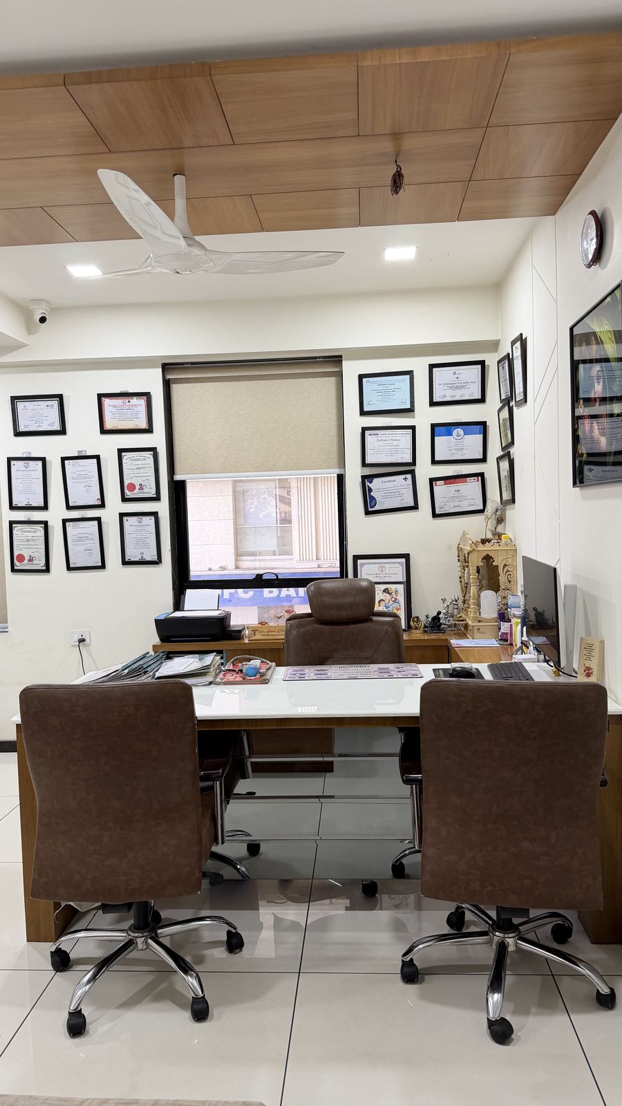 Inside Kriyansh Women's Hospital — Hospital administration and billing desk