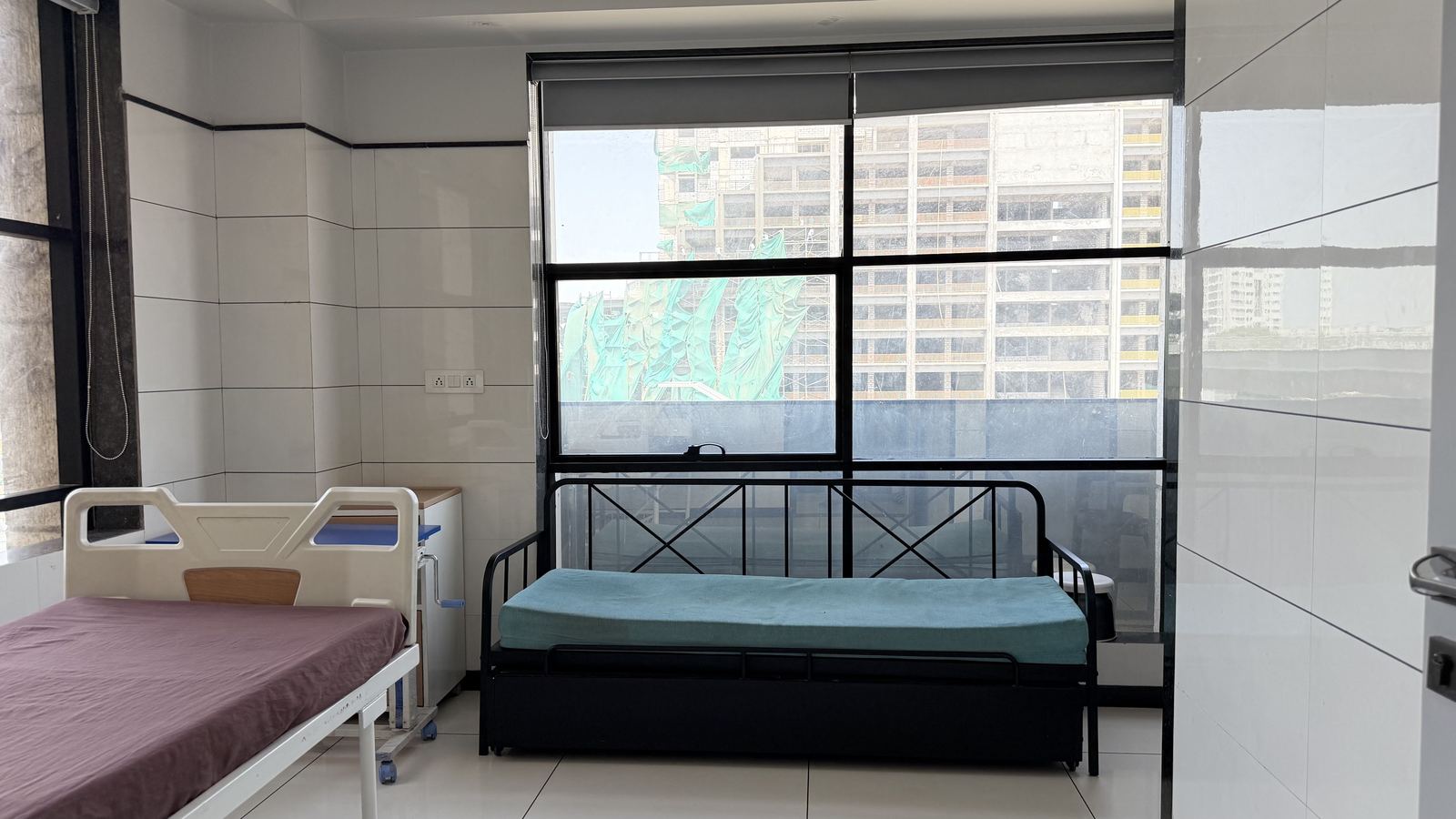 Inside Kriyansh Women's Hospital — Wheelchair-accessible hospital entrance