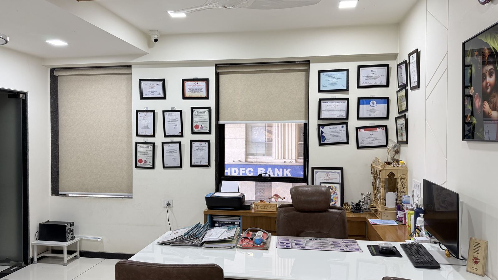 Kriyansh Women's Hospital — Patient room with natural lighting